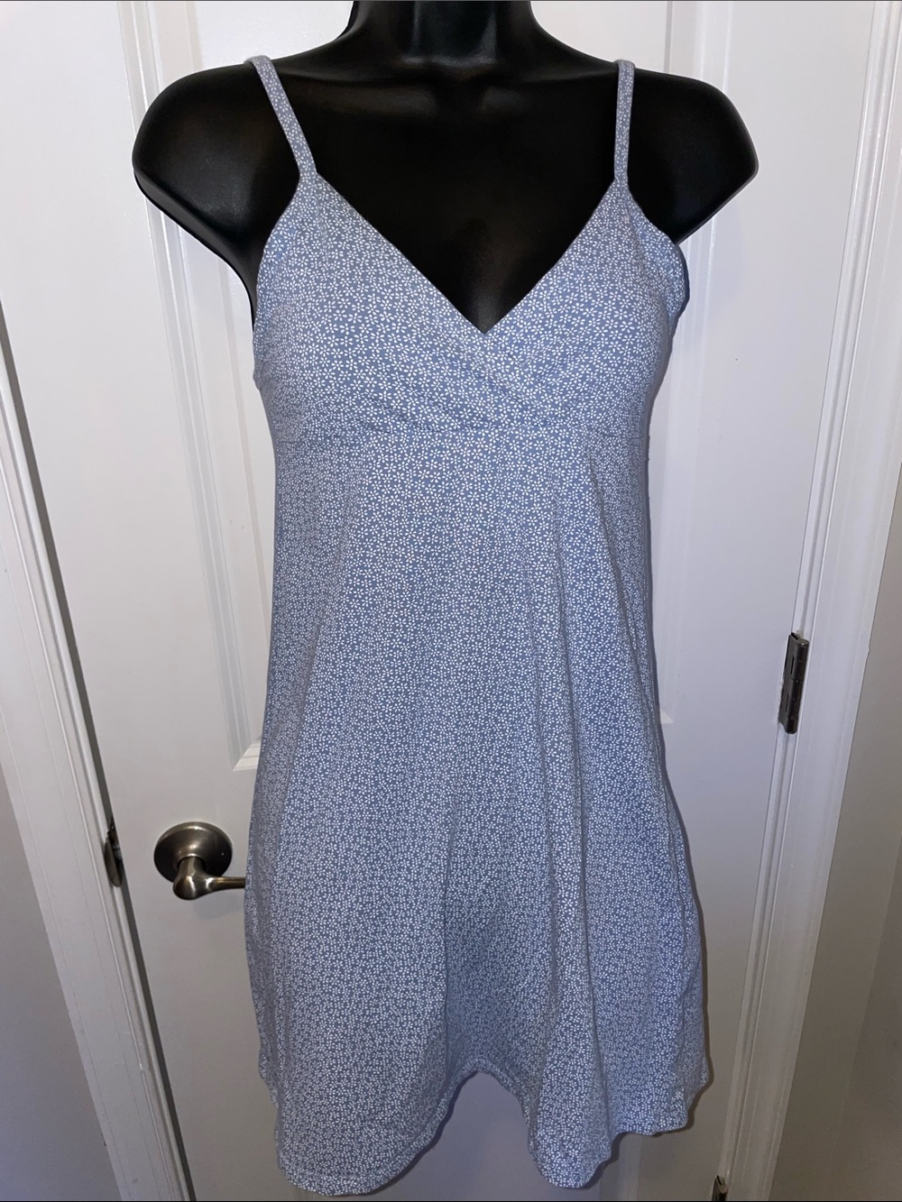 John Galt Brandy Melville Floral blue mini dress